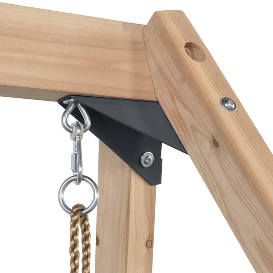 Wooden Tower With Swings & Slide