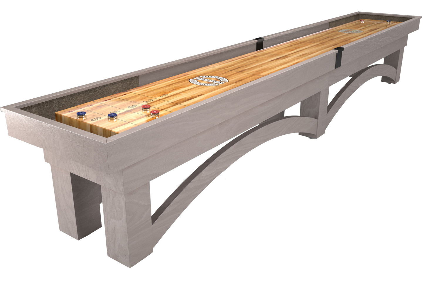 Shuffleboard Table W/ Arc Design