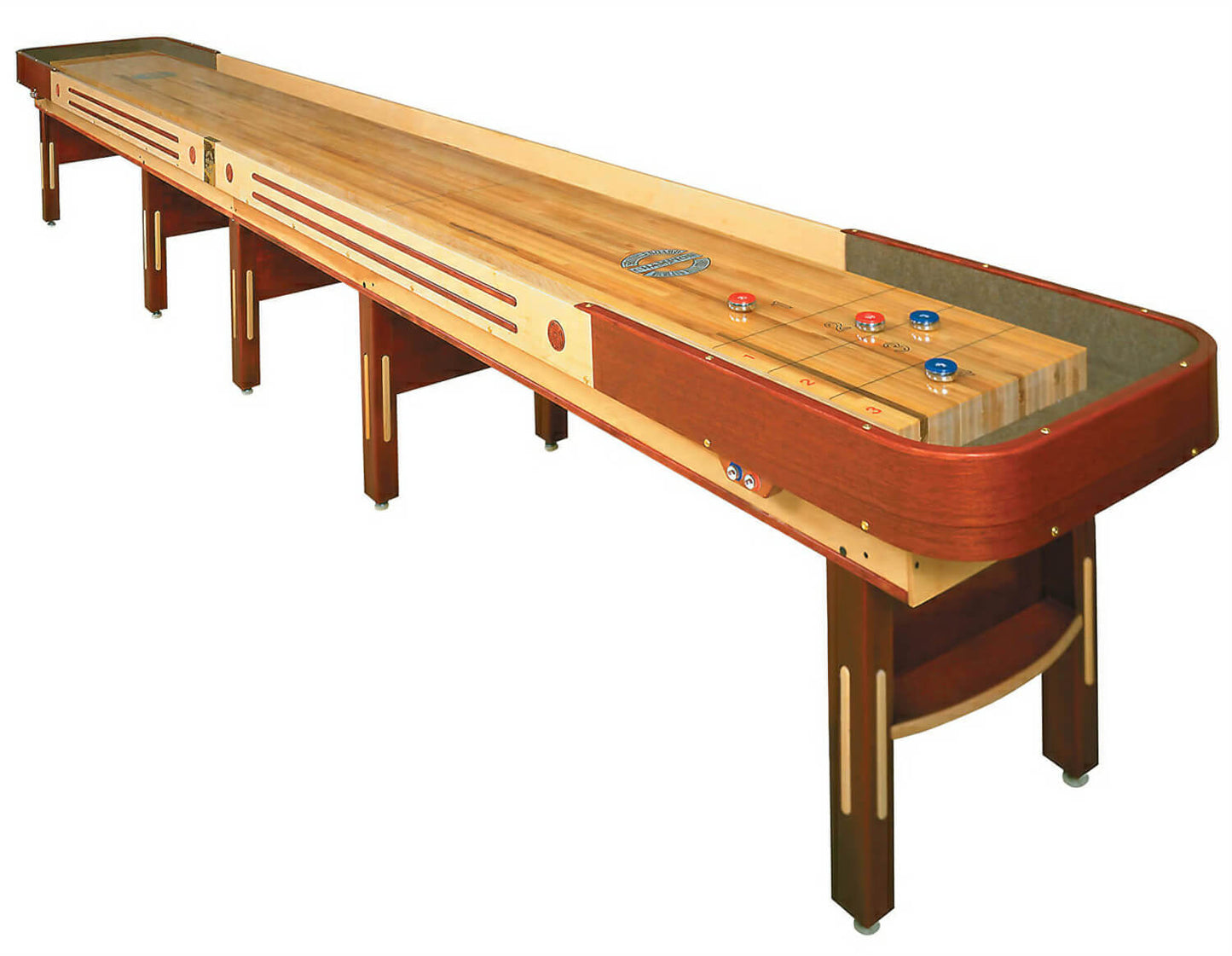 Shuffleboard Table W/ 3 Duel Legs)