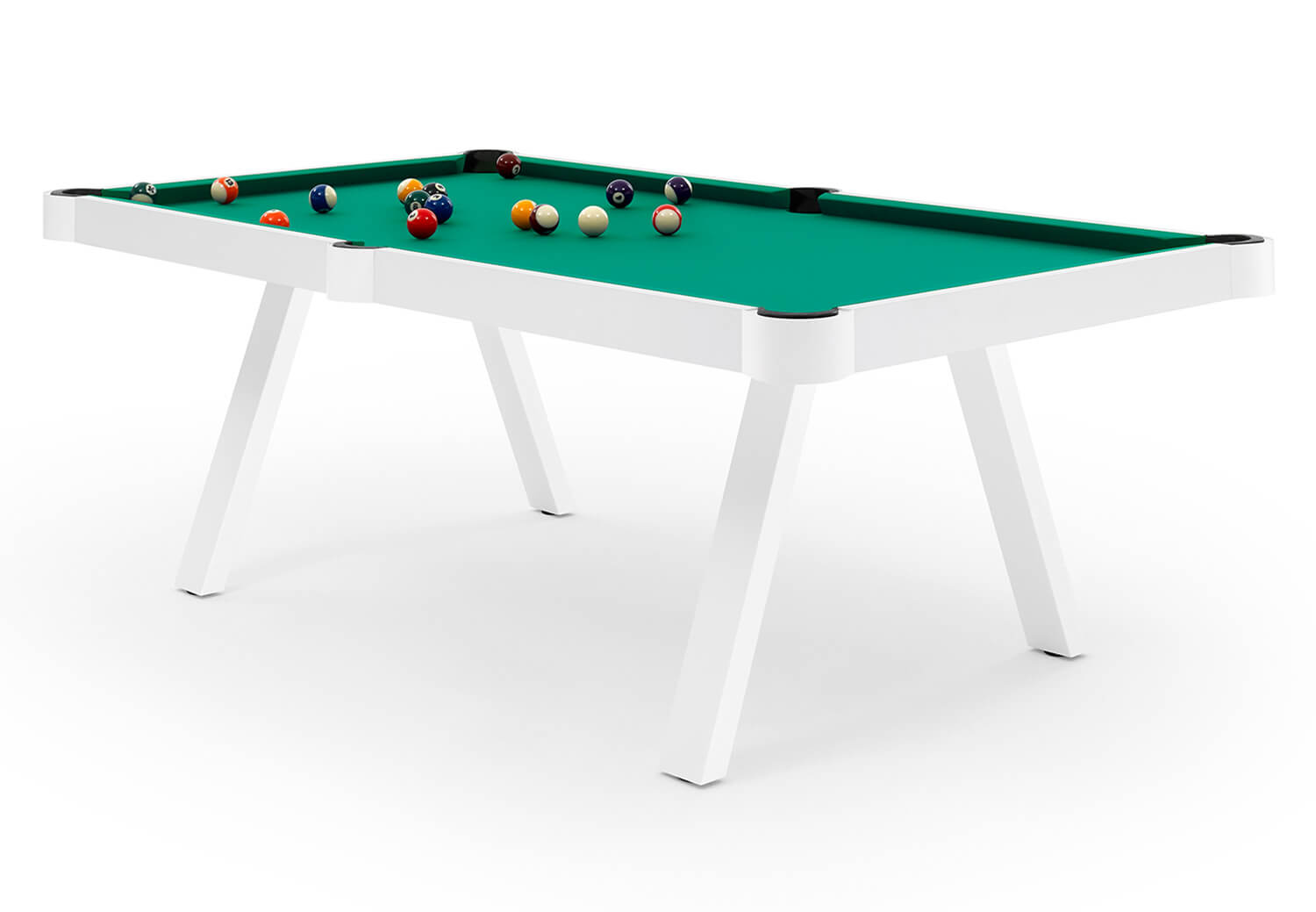 Wooden Pool & Dining Table Combo