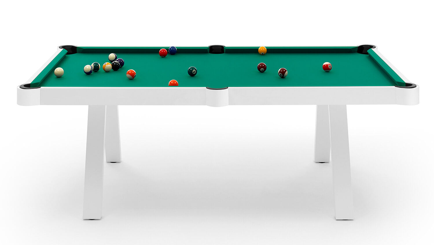 Wooden Pool & Dining Table Combo