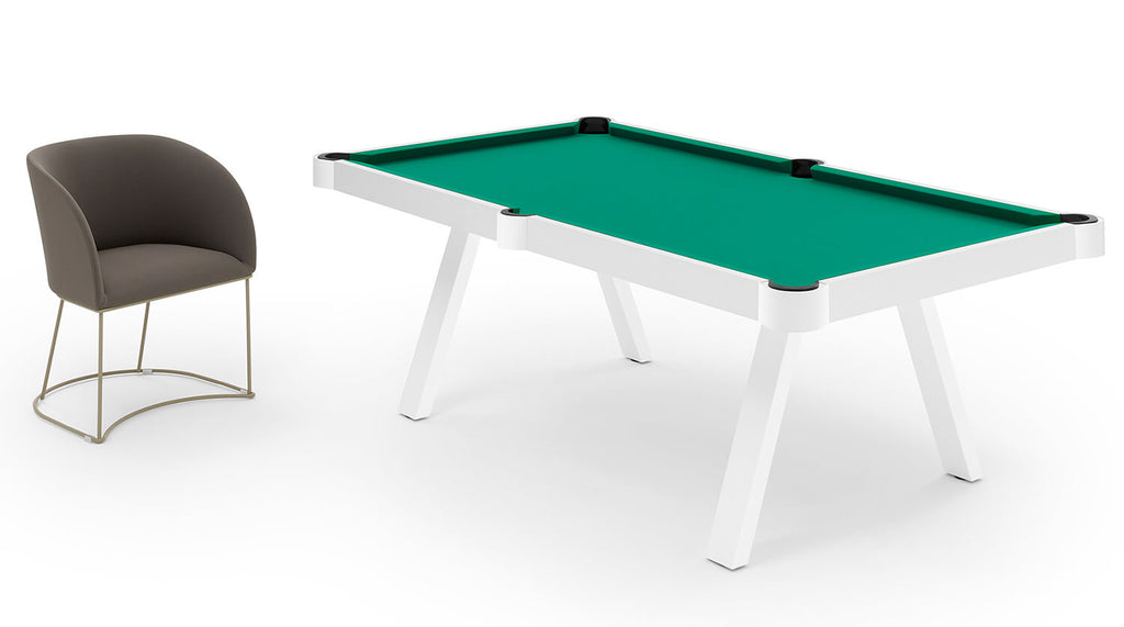 Wooden Pool & Dining Table Combo