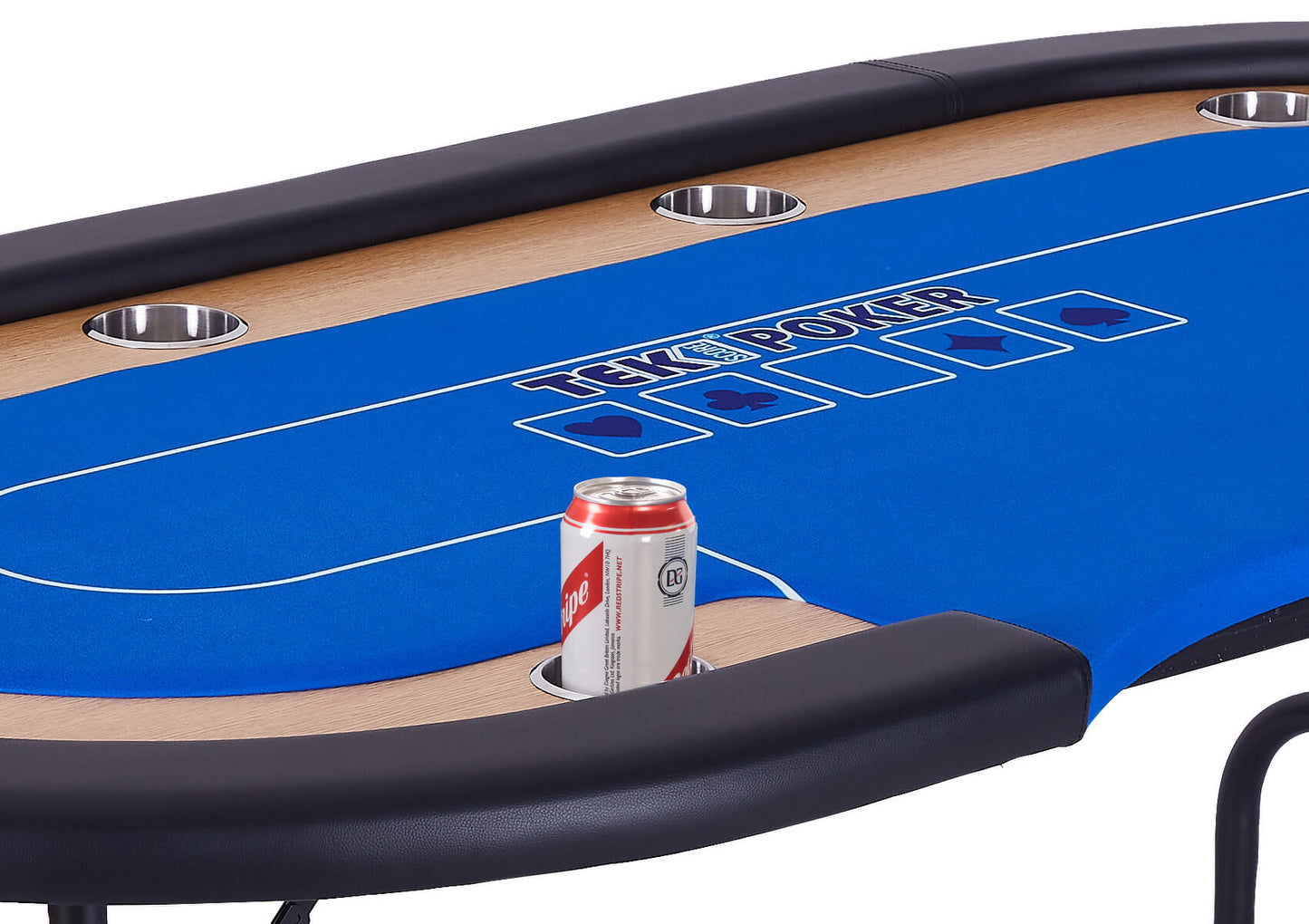 Tekscore Pro Folding Leg 7ft Poker Table With Dealer Position