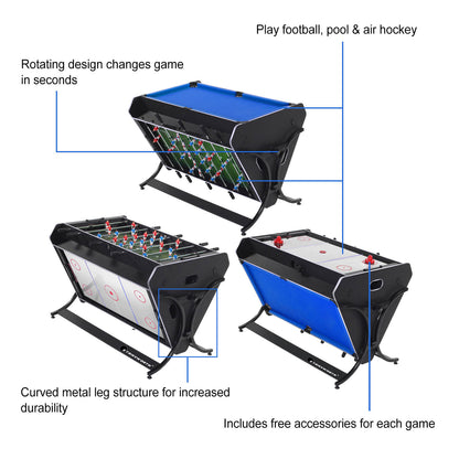 Strikeworth Trisport 4 foot Multi Games Table