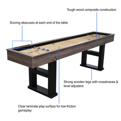 Strikeworth 9ft Home Shuffleboard Table