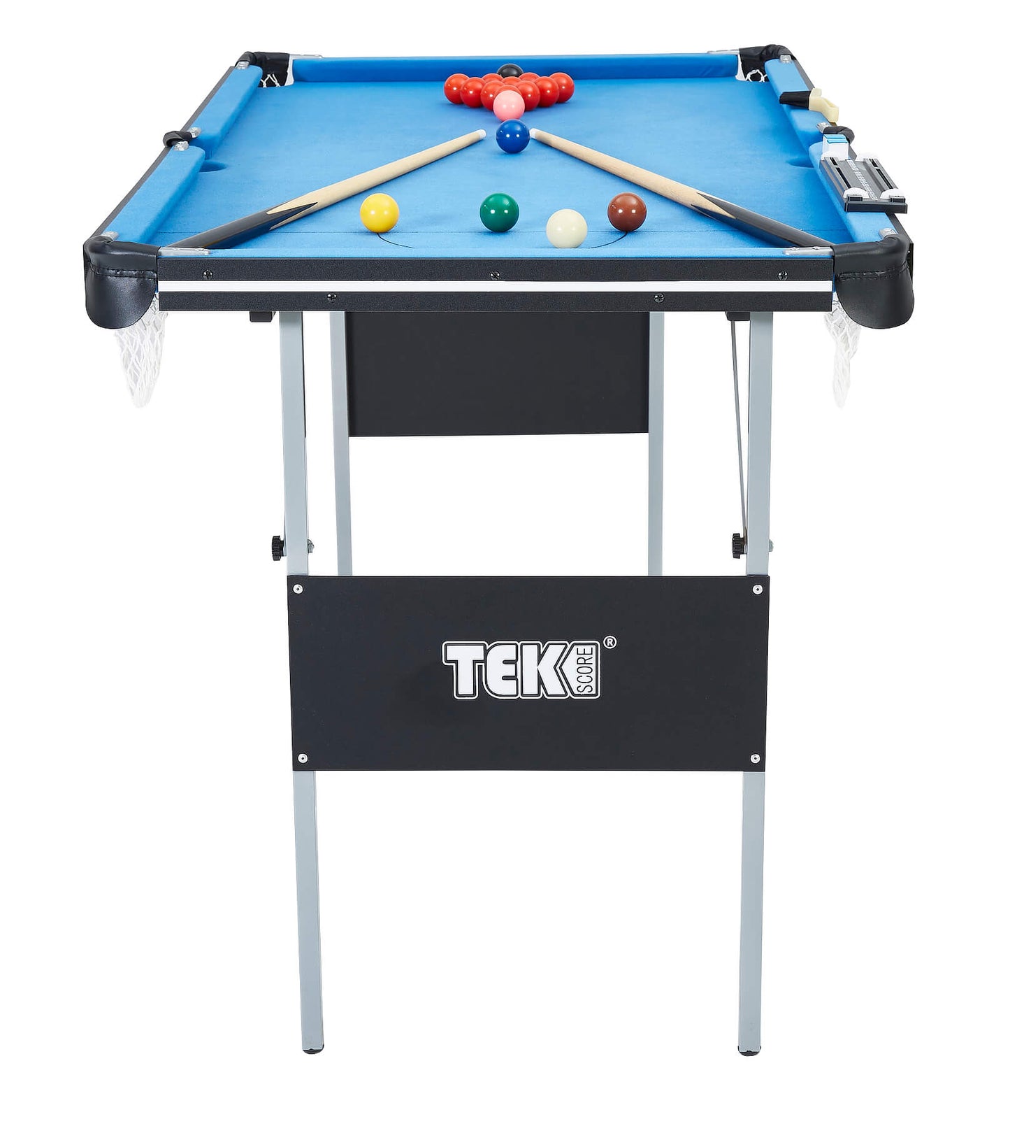 Tekscore Compact 4ft 6in Folding Leg Snooker/ Pool Table