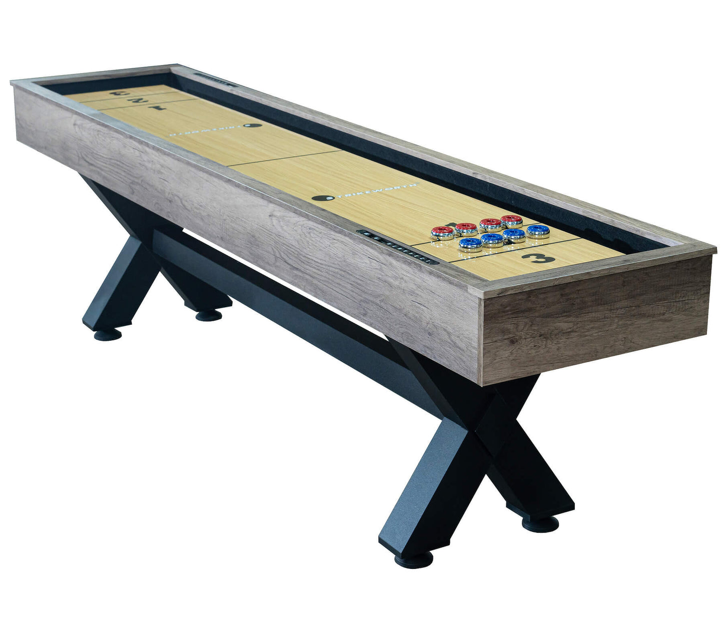 Strikeworth X-Glide 9ft Home Shuffleboard Table