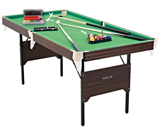 Pureline 6ft Folding Snooker & Pool Table