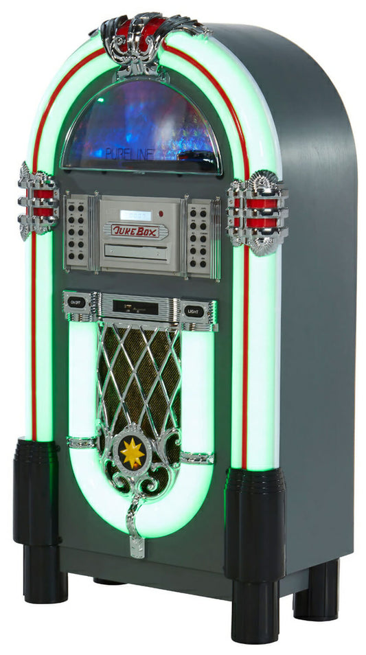 Pureline 105V Retro Bluetooth, CD & Vinyl Jukebox