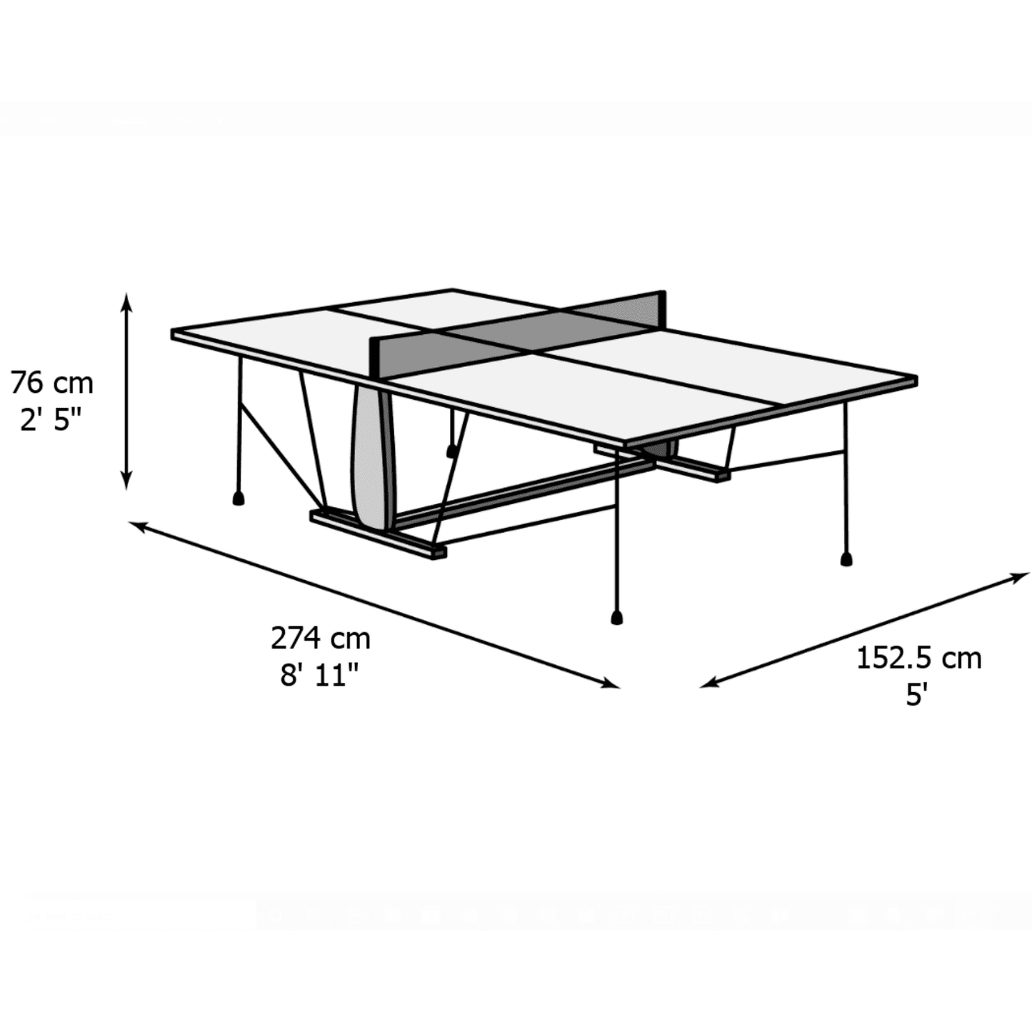 Tekscore Quickfold 16 Indoor Table Tennis